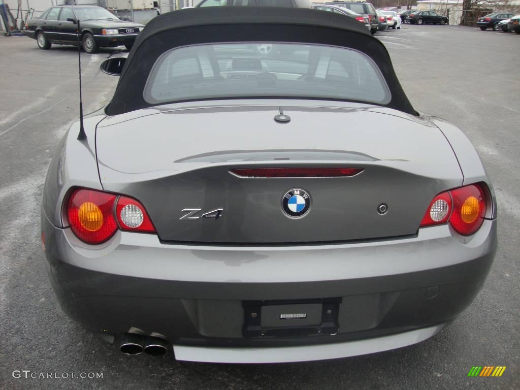 2003 Z4 3.0i Roadster - Sterling Grey Metallic / Black photo #39
