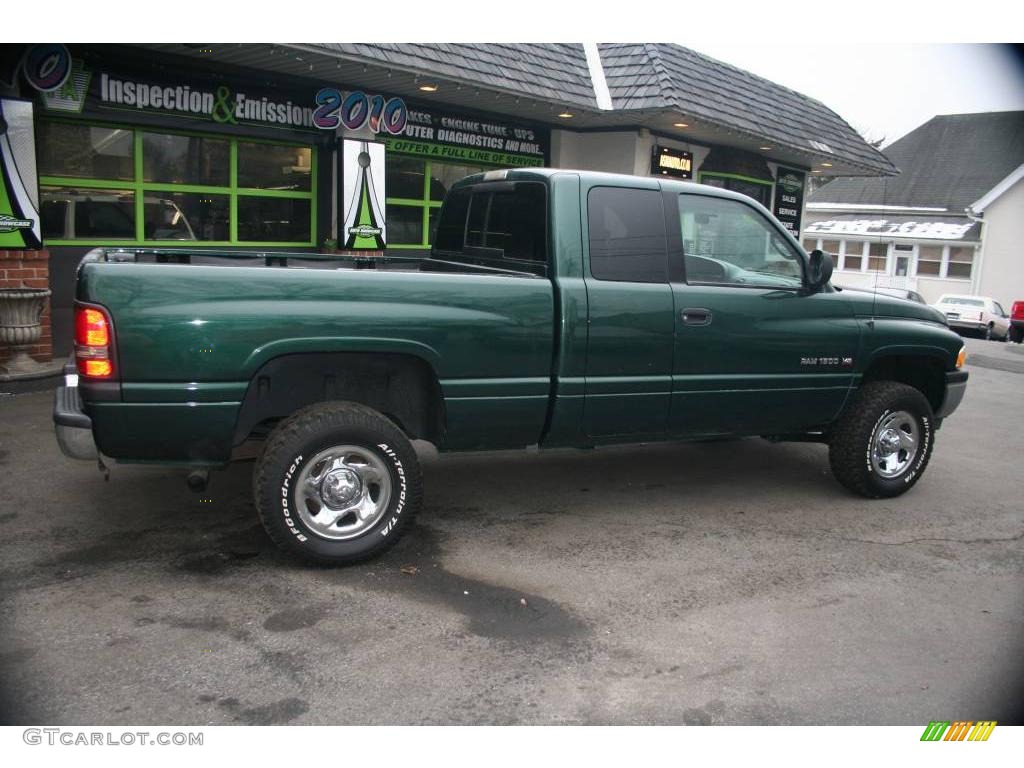 1999 Ram 1500 ST Extended Cab 4x4 - Forest Green Pearl / Mist Gray photo #5