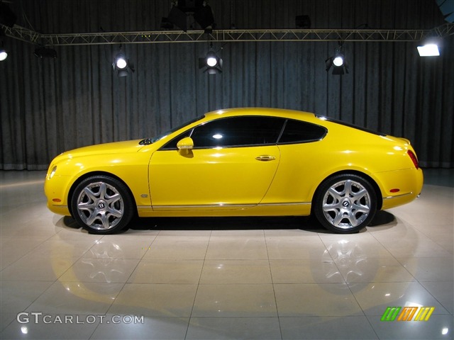 2007 Continental GT Mulliner - Monaco Yellow / Beluga photo #16