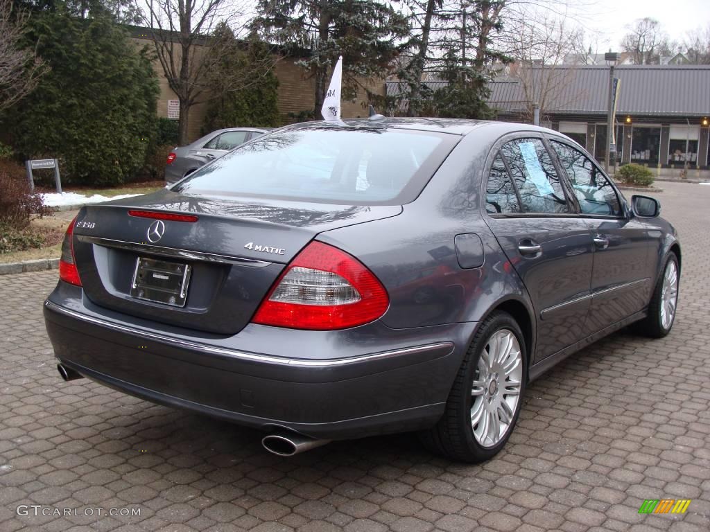 2008 E 350 4Matic Sedan - Flint Grey Metallic / Black photo #4