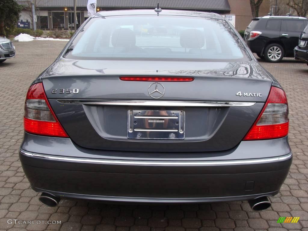 2008 E 350 4Matic Sedan - Flint Grey Metallic / Black photo #5