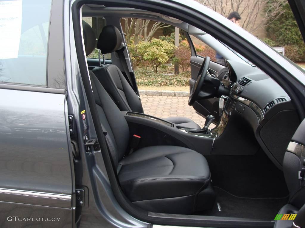 2008 E 350 4Matic Sedan - Flint Grey Metallic / Black photo #14