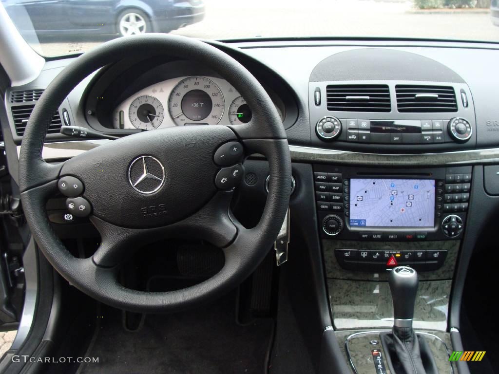 2008 E 350 4Matic Sedan - Flint Grey Metallic / Black photo #17