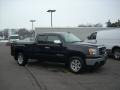 2007 Onyx Black GMC Sierra 1500 SLE Extended Cab 4x4  photo #1