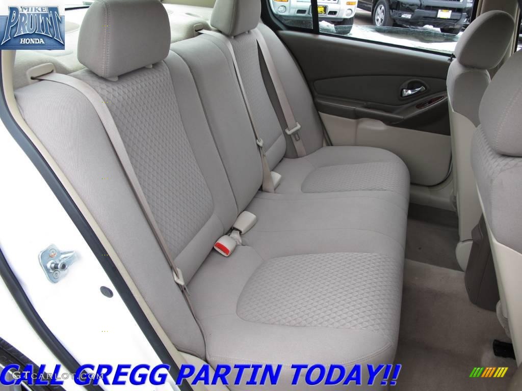 2007 Malibu LT Sedan - White / Cashmere Beige photo #13