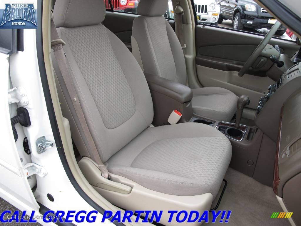 2007 Malibu LT Sedan - White / Cashmere Beige photo #14