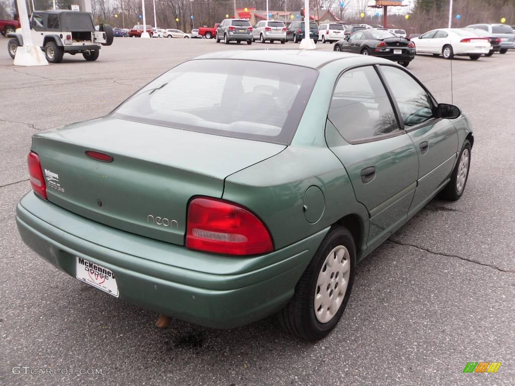 1998 Neon Highline Sedan - Alpine Green Pearl / Agate photo #4