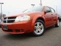 2008 Sunburst Orange Pearl Dodge Avenger SXT  photo #1