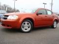 2008 Sunburst Orange Pearl Dodge Avenger SXT  photo #2