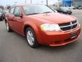 2008 Sunburst Orange Pearl Dodge Avenger SXT  photo #8