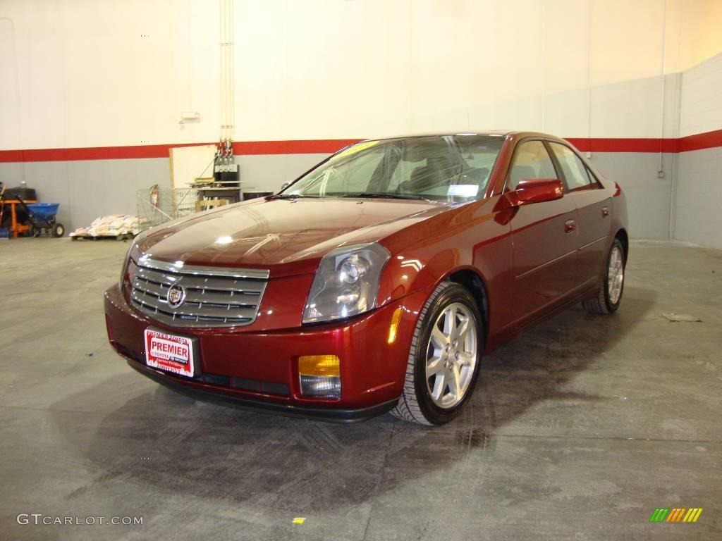 2003 CTS Sedan - Garnet Red / Ebony photo #16