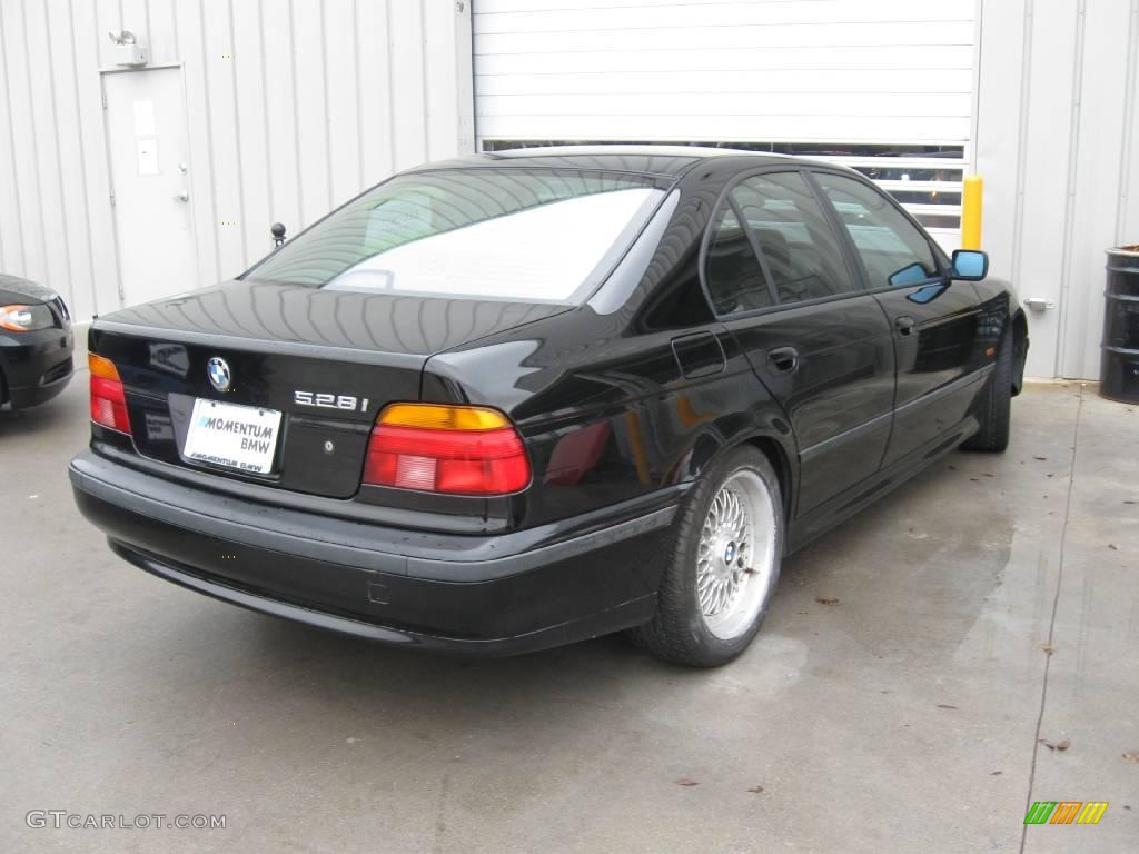 2000 5 Series 528i Sedan - Jet Black / Black photo #3