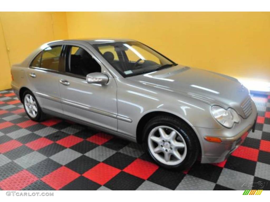 2003 C 240 4Matic Sedan - Pewter Silver Metallic / Charcoal photo #1