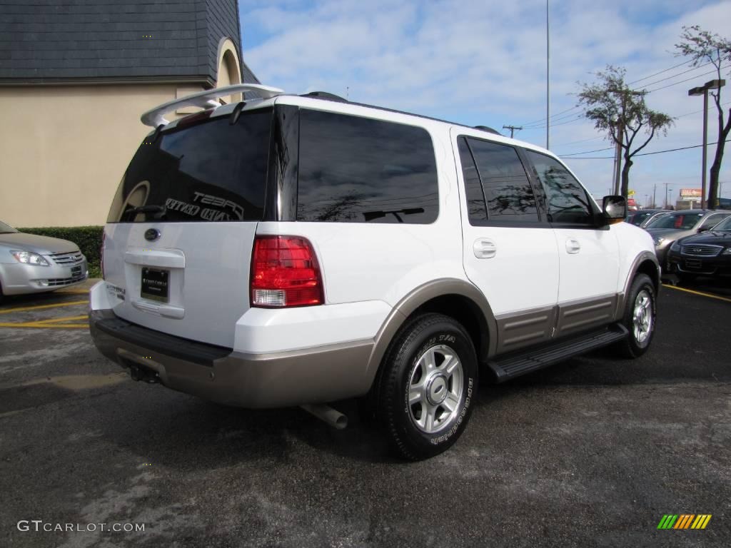 2003 Expedition Eddie Bauer - Oxford White / Medium Parchment photo #6