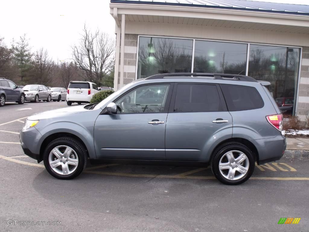 2009 Forester 2.5 X Limited - Steel Silver Metallic / Platinum photo #2