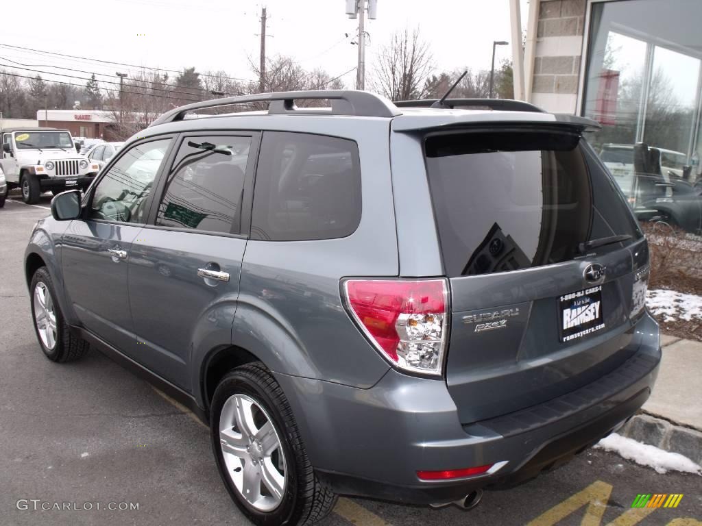 2009 Forester 2.5 X Limited - Steel Silver Metallic / Platinum photo #3