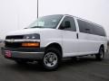 Summit White - Express 3500 Extended Passenger Van Photo No. 4