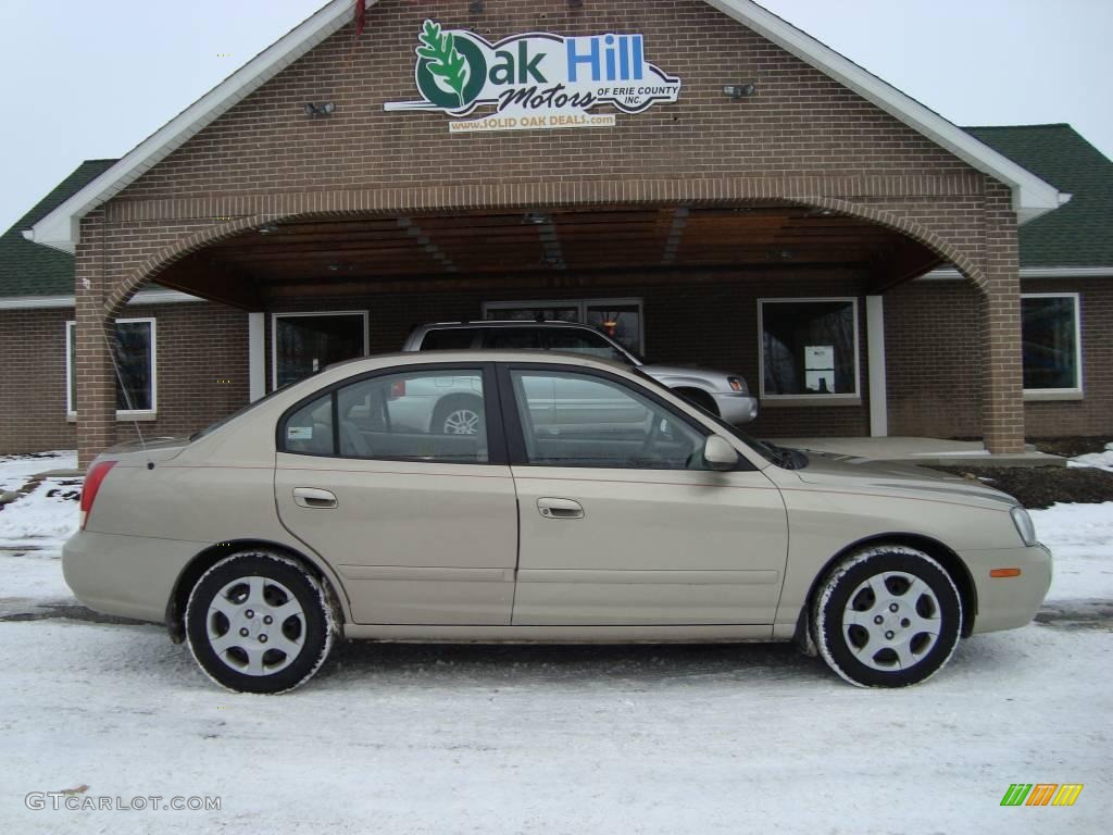 2001 Elantra GLS - Champagne / Beige photo #1