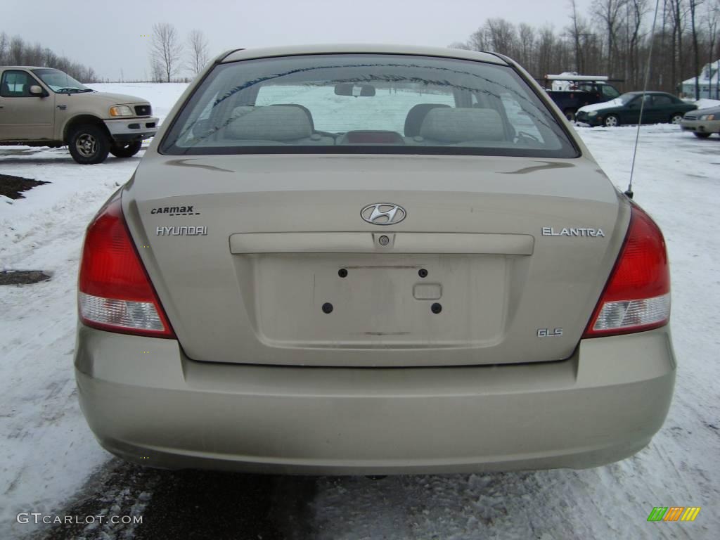 2001 Elantra GLS - Champagne / Beige photo #5