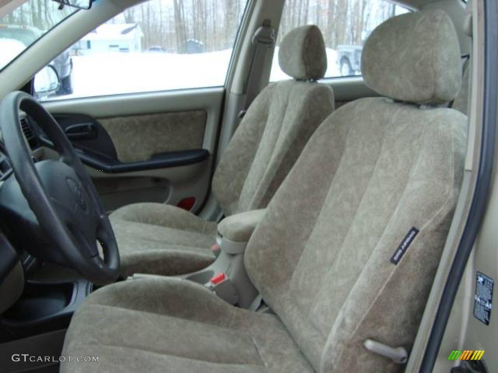 2001 Elantra GLS - Champagne / Beige photo #9