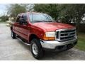 2001 Bright Amber Metallic Ford F250 Super Duty Lariat Super Crew 4x4  photo #19