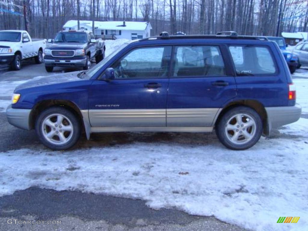 2001 Forester 2.5 S - Blue Ridge Pearl / Gray photo #6