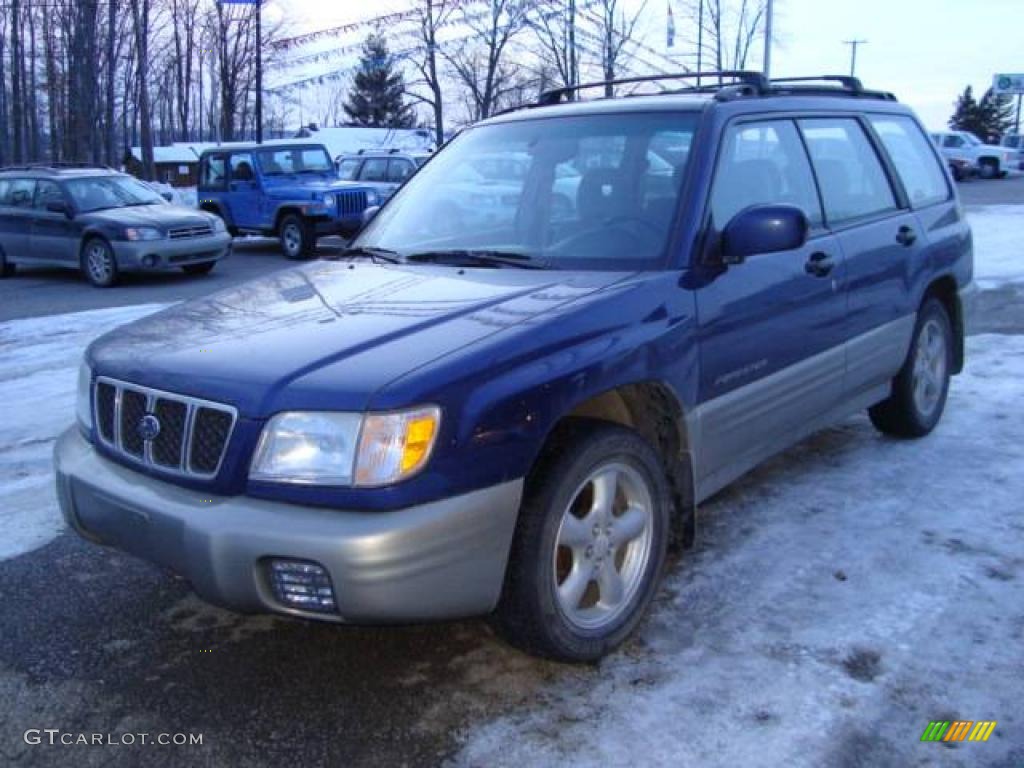 2001 Forester 2.5 S - Blue Ridge Pearl / Gray photo #7