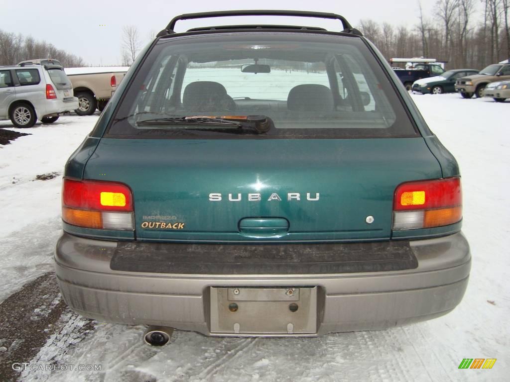 1999 Impreza Outback Sport - Acadia Green Pearl Metallic / Gray photo #5