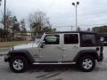 2007 Bright Silver Metallic Jeep Wrangler Unlimited X  photo #2