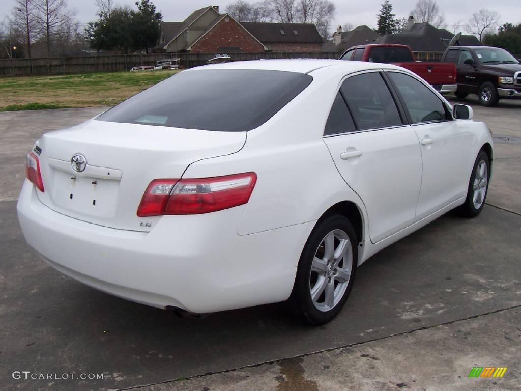 2008 Camry LE - Super White / Ash photo #5