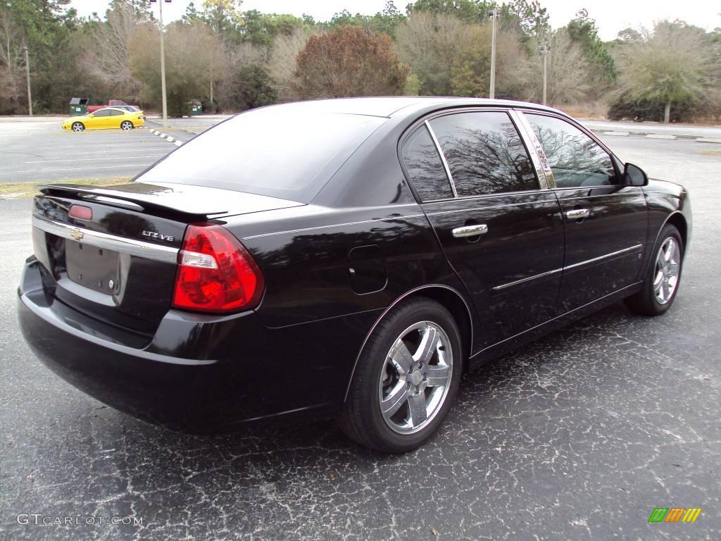 2006 Malibu LTZ Sedan - Black / Titanium Gray photo #8