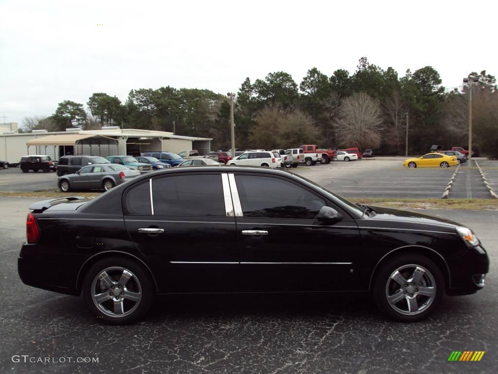 2006 Malibu LTZ Sedan - Black / Titanium Gray photo #9