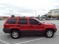 2001 Flame Red Jeep Grand Cherokee Laredo 4x4  photo #10