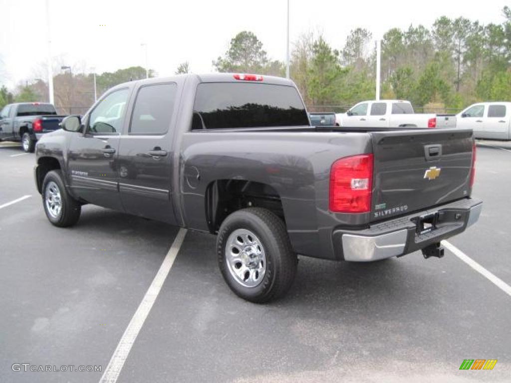 2010 Silverado 1500 LS Crew Cab - Taupe Gray Metallic / Dark Titanium photo #11