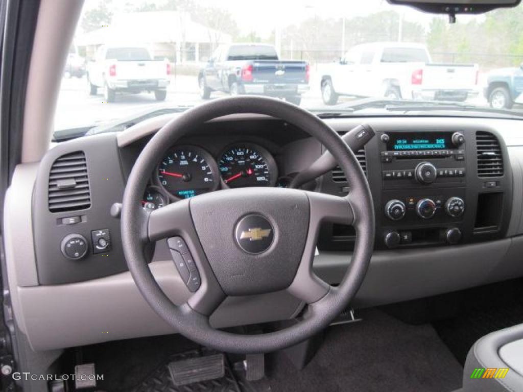 2010 Silverado 1500 LS Crew Cab - Taupe Gray Metallic / Dark Titanium photo #13