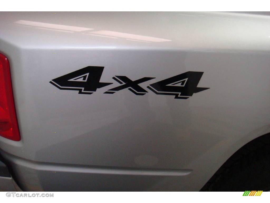 2005 Dakota Laramie Quad Cab 4x4 - Bright Silver Metallic / Medium Slate Gray photo #12