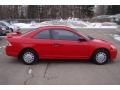 2001 Rallye Red Honda Civic LX Coupe  photo #2