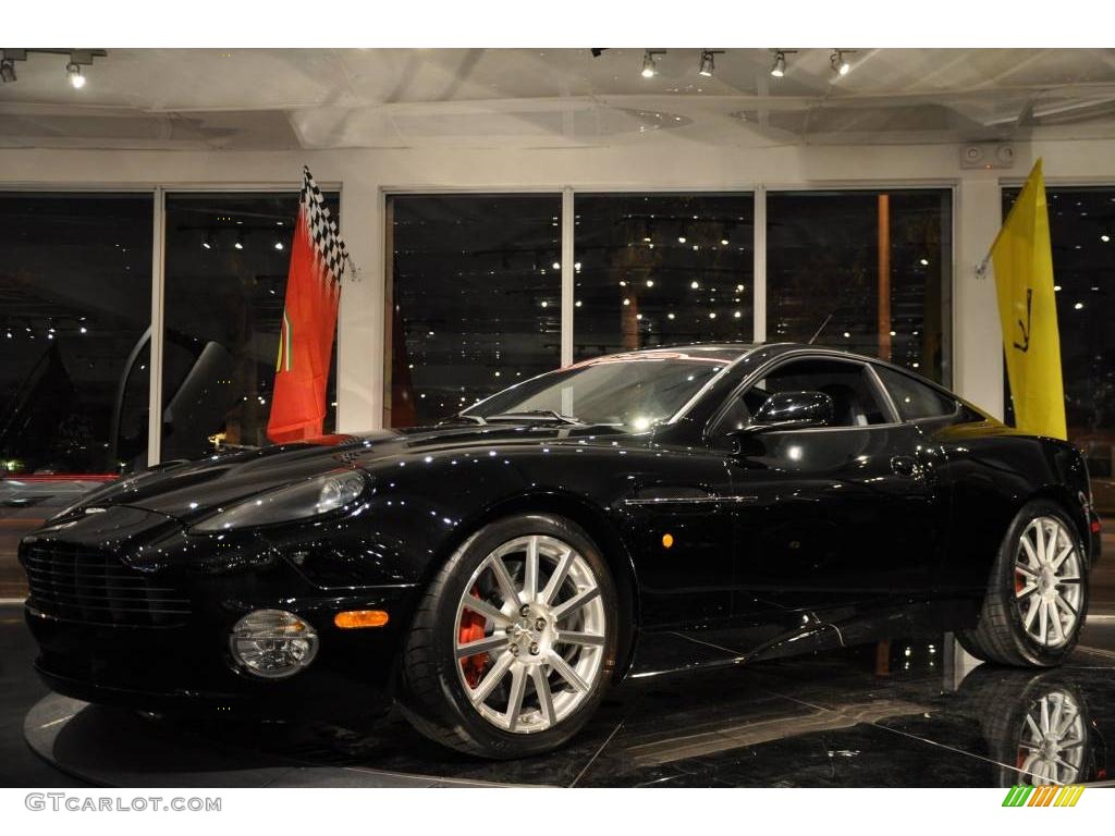 2006 Vanquish S - Jet Black / Obsidian Black photo #9