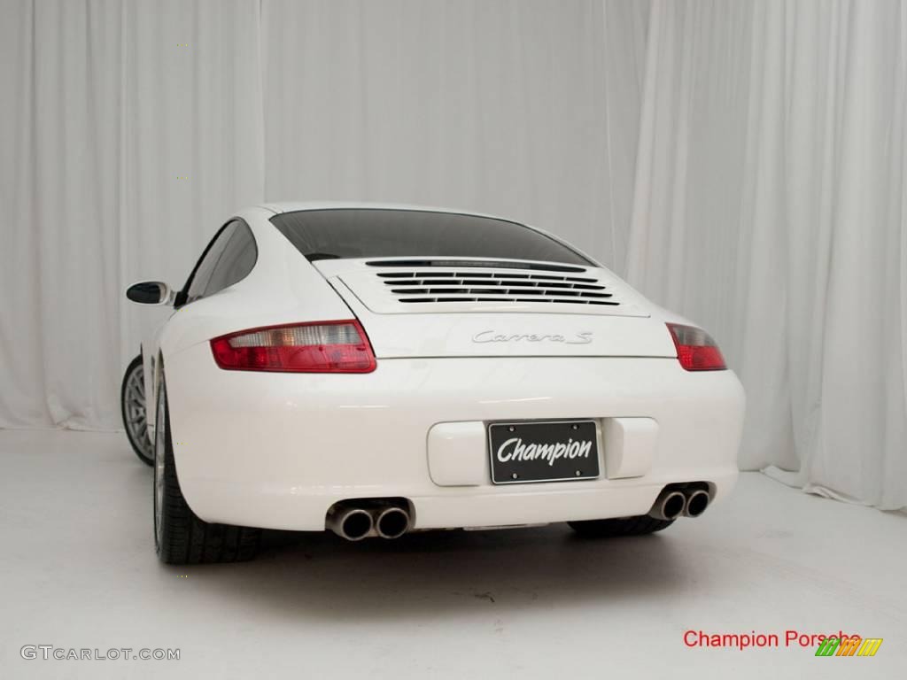 2007 911 Carrera S Coupe - Carrara White / Sand Beige photo #6