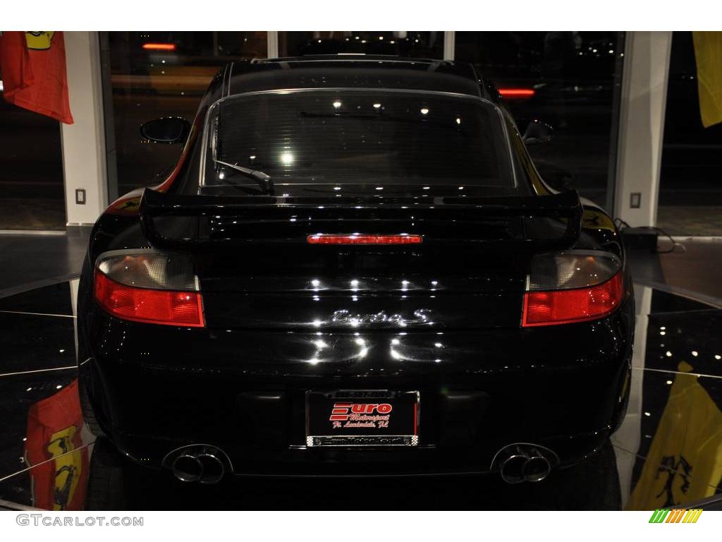 2003 911 Turbo Coupe - Black / Black photo #22