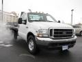 2002 Oxford White Ford F350 Super Duty XL Regular Cab Chassis  photo #3