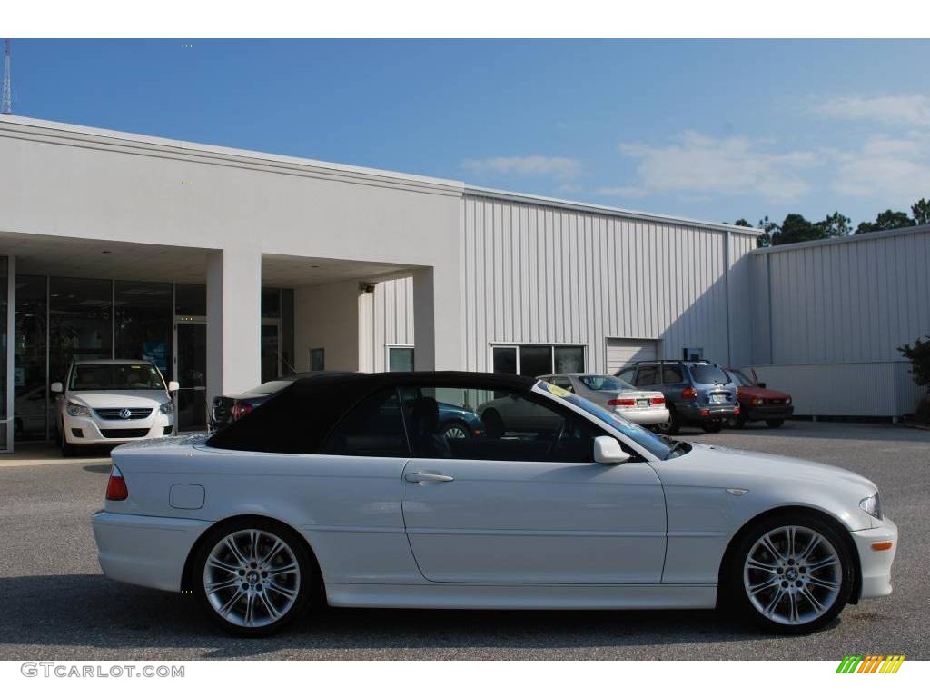 2006 3 Series 330i Convertible - Alpine White / Black photo #6