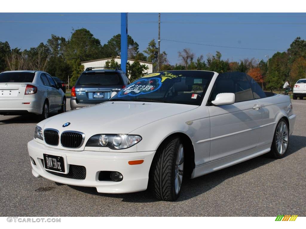 2006 3 Series 330i Convertible - Alpine White / Black photo #13