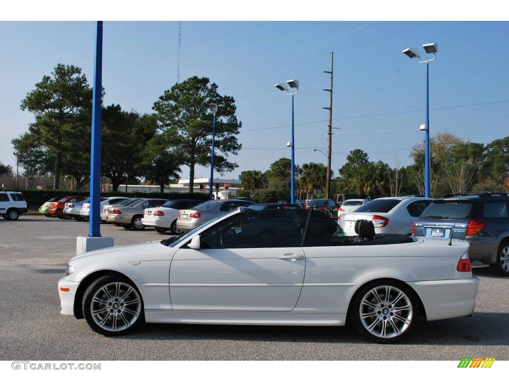 2006 3 Series 330i Convertible - Alpine White / Black photo #14