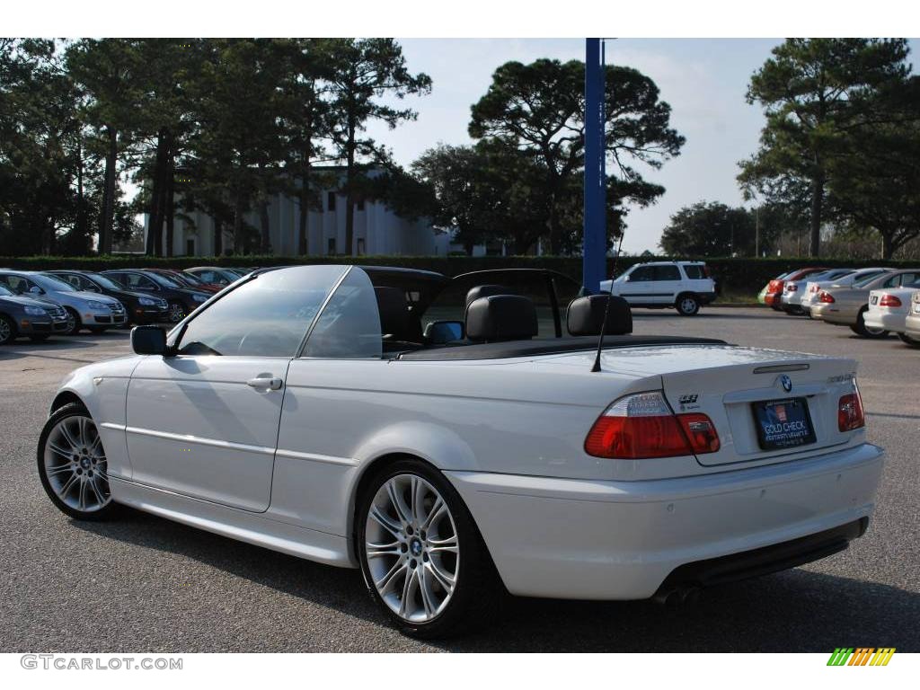 2006 3 Series 330i Convertible - Alpine White / Black photo #15