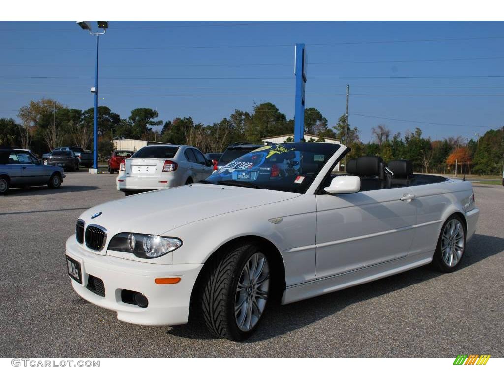 2006 3 Series 330i Convertible - Alpine White / Black photo #20