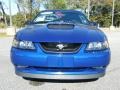 2004 Sonic Blue Metallic Ford Mustang GT Convertible  photo #7