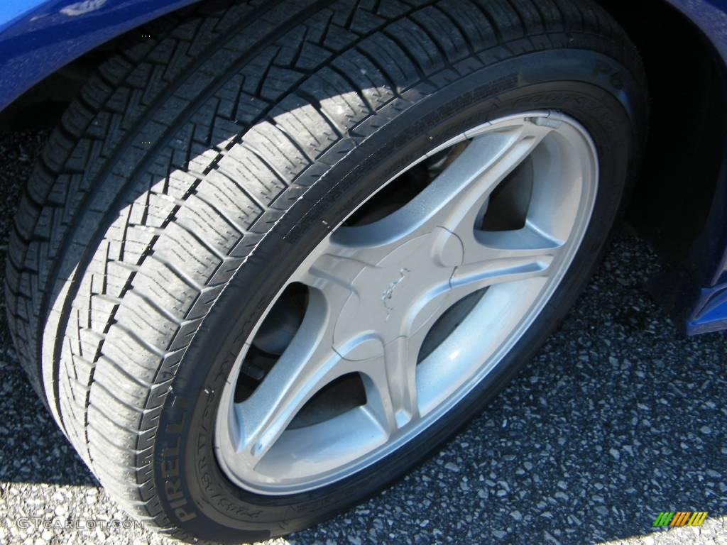 2004 Mustang GT Convertible - Sonic Blue Metallic / Dark Charcoal photo #11