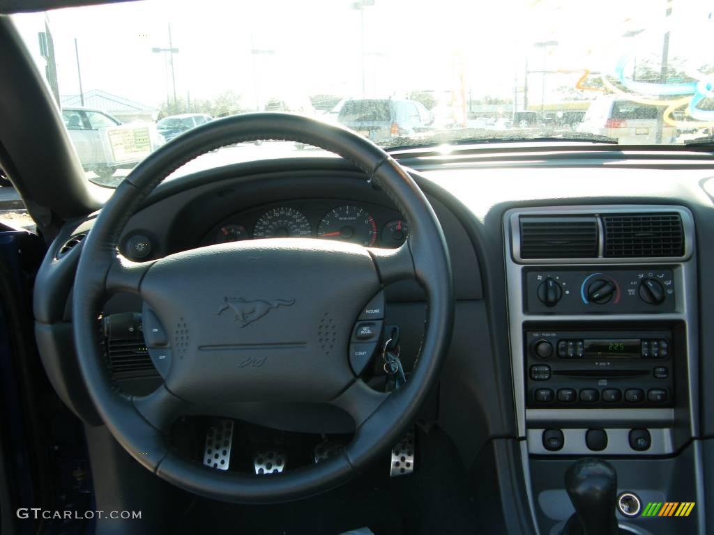 2004 Mustang GT Convertible - Sonic Blue Metallic / Dark Charcoal photo #23