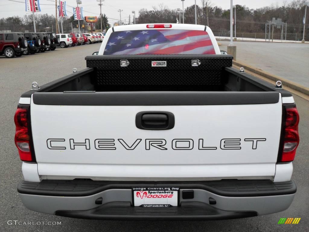 2006 Silverado 1500 LS Regular Cab - Summit White / Dark Charcoal photo #3